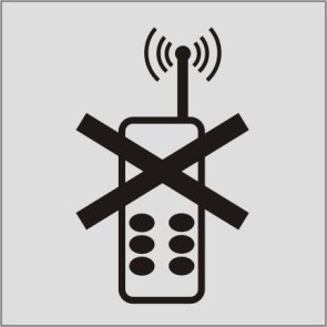 Handyverbot Aluminiumschild 9722-E