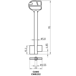 Doppelbartrohling - CAWI CW8232