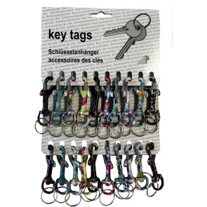 Karabinerhaken farbig Selbstbedienung 20 Stück K 95