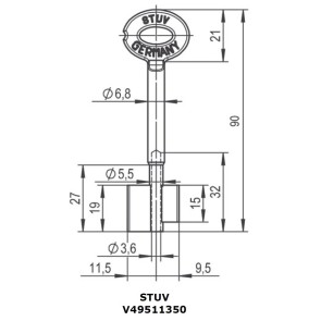 Doppelbartrohling - STUV V49511350
